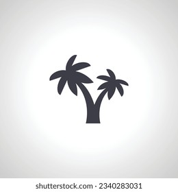 palm tree icon. palm isolated icon