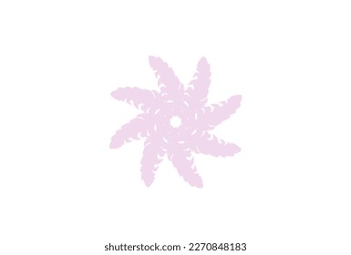 Palm tree icon isolated on white background. Hand drawn vector illustration.