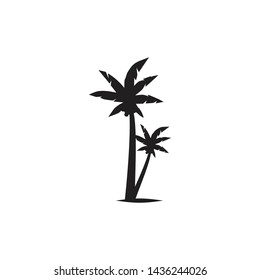 Palm tree icon logo design