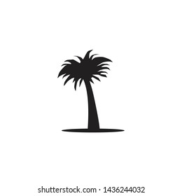 Palm tree icon logo design