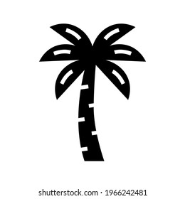 palm tree icon or logo isolated sign symbol vector illustration - high quality black style vector icons
