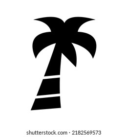 palm tree icon or logo isolated sign symbol vector illustration - high quality black style vector icons

