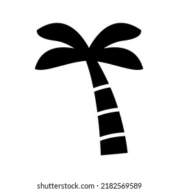 palm tree icon or logo isolated sign symbol vector illustration - high quality black style vector icons
