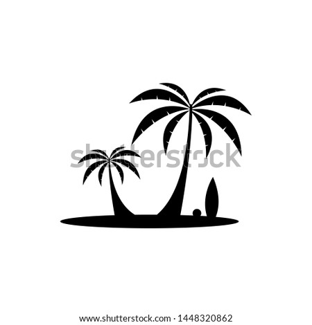 Palm Tree icon logo symbols design vector template