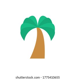 Palm, icono de árbol. Elementos vectores de color simples de iconos de vacaciones para ui y ux, sitio web o aplicación móvil
