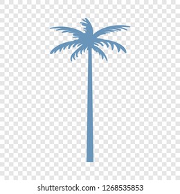 Palm tree icon. Simple illustration of palm tree vector icon for web design
