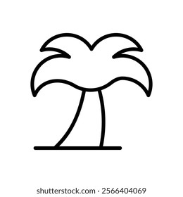 Palm Tree icon. Summer icon design. vector graphic