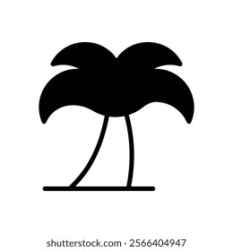 Palm Tree icon. Summer icon design. vector graphic