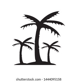 palm tree icon vector design template
