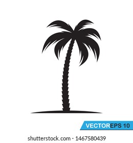 palm tree icon vector design template