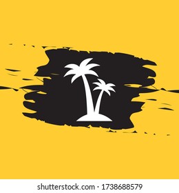Palm Tree Icon Vector Illustration Eps10