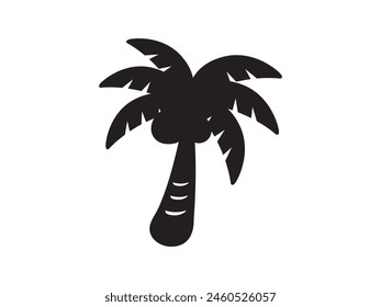 Palm tree icon vector illustration