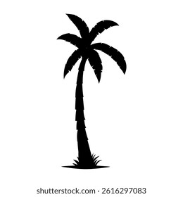 Palm tree icon vector. Tree illustration sign. Island symbol. Rest logo.