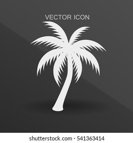 palm tree icon vector illustration