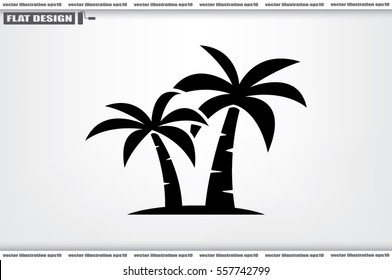 palm tree icon vector illustration eps10.