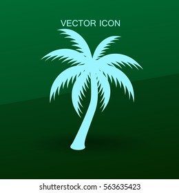 ilustración vectorial de icono de palmera