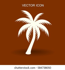 ilustración vectorial de icono de palmera