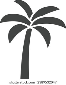 Palm Tree icon vector image. Suitable for mobile application web application and print media.