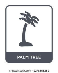 palm tree icon vector on white background, palm tree trendy filled icons from Brazilia collection, palm tree vector illustration