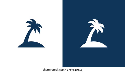 Palmbaumsymbol für Web und Mobile