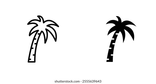 Palm tree icons for app and websites.