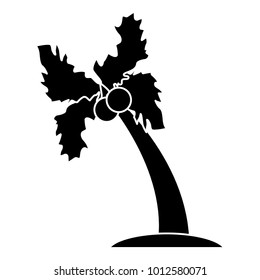 Palm tree isolated