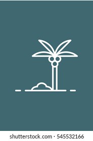 Palm tree Landscapes icon