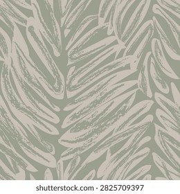 Palm Tree Leaf textured seamless pattern design for fashion and home textiles, graphics and background