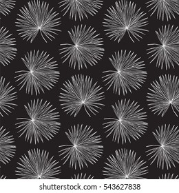 palm tree leaves pattern