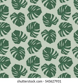 palm tree leaves pattern