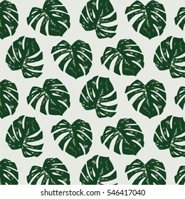 palm tree leaves pattern