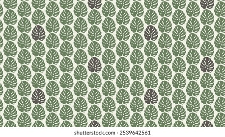 
Palm tree leaves pattern on a light background