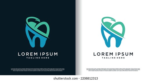 palm tree logo desaign vector with creative concept premium vector