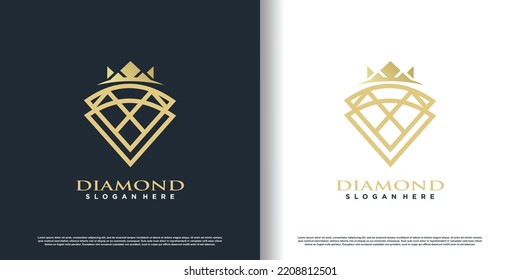 palm tree logo desaign vector with creative concept premium vector