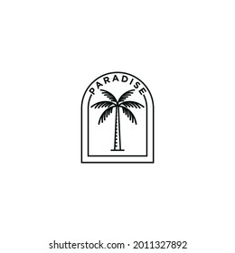 Palm tree logo design inspiration