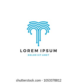 Palm Tree Logo Design Template