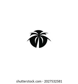 palm tree logo design logo template
