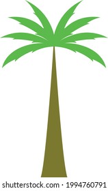 Palm tree logo design vector stock