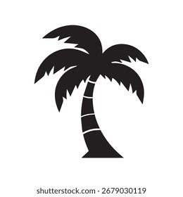 Logotipo de la palmera perfecto para el eco resort y los conceptos de marca de viajes sostenibles