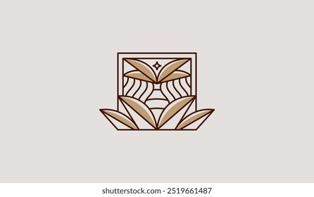 Plantilla del logotipo de la palmera. Símbolo creativo premium universal. Ilustración vectorial. Plantilla de diseño minimalista creativa. Símbolo de la identidad empresarial Corporativa