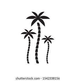 Palm tree logo template vector icon design