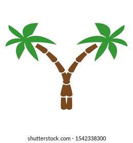 Palm tree logo template vector icon design