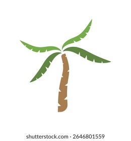 Palm Tree Logo Vector Icon Template Illustration