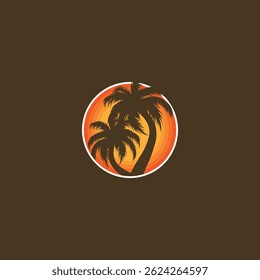 palm tree nature aesthetic drawing illustration digital art
