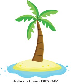 Palme am Strand