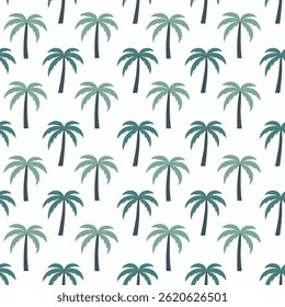 Ilustração do vetor de plano de fundo do padrão da palmeira