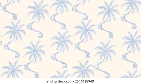palm tree pattern design. summer tropical print design. hand drawn palm Leaves background. t shirt summer design