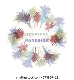 Palm tree print