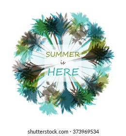 Palm tree print