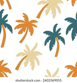  Palm Tree Seamless Pattern with Tropical Vibes